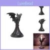 Decorative Bat Candle Holder Crafted From Resin Elegant Gothic Style For Festive Displays
