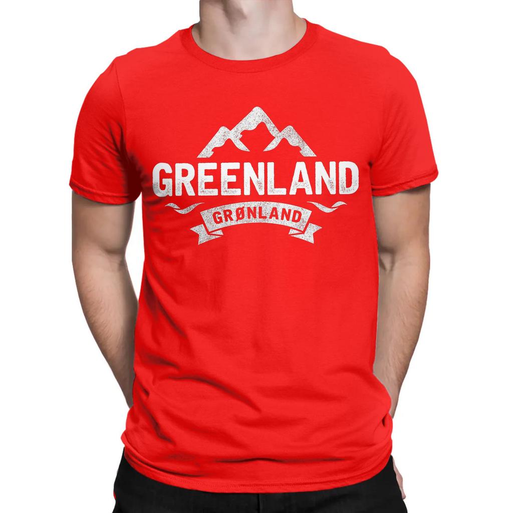 Vintage Vintage Greenland Glaciers Icebergs T-Shirt Men Crew Neck Cotton T Shirts Short Sleeve Tee Shirt 5XL Clothes
