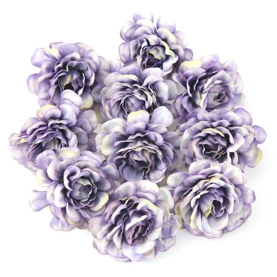 10Pcs Multi-layer Artificial Simulation Flower Heads Wedding Party Home Decor
