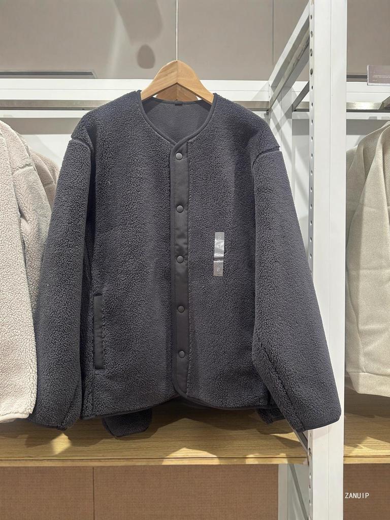 Men's Windproof Fleece Cardigan/Jacket - Autumn/Winter Imitation Lambswool, Style E481183