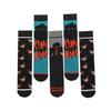 5 Pairs/Pack Men Funny Socks Casual Hip Hop Creative Cartoon Novelty Calcetines Hombre Street