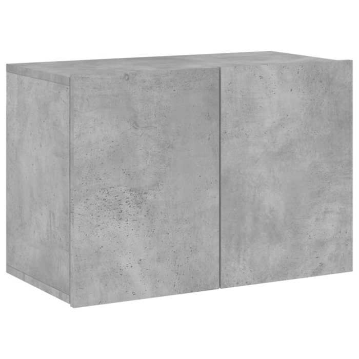 VidaXL Wall-Mounted TV Cabinet Concrete Grey 60x30x41 Cm 836944