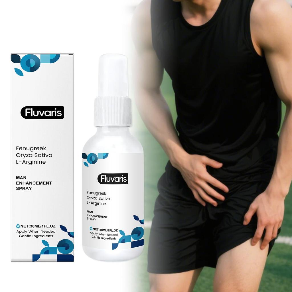 2025 Fluvaris Male Care Spray, Gentle Formula Nourishes Comfortable Skin Light Vitality Care Spray
