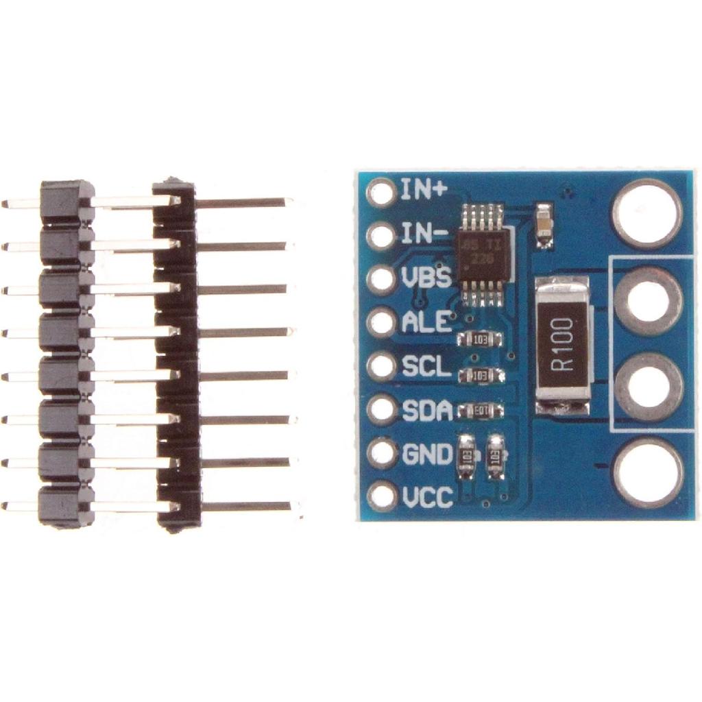 NOYITO INA226 Bi-Directional Current and Power Monitor Module High-Side or Low-Side Measurement with IIC Compatible Interface Senses Bus Voltages