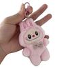 Keychain Plush Rabbit Doll Rab Cute Gift Cloth Labubu Bag Pendant Back Plush Pendant Brooch