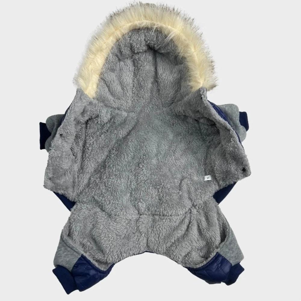 Wasserdichter Haustier Baumwollmantel Warme Winter Hundekleidung Hunde Overall Hundejacke für Hunde Welpen