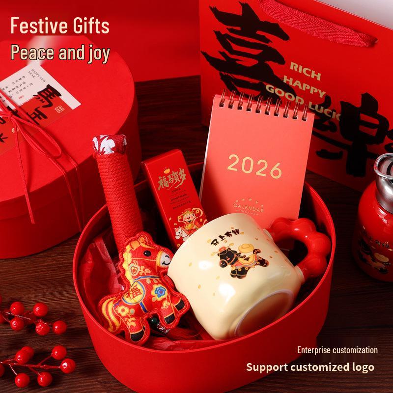 Neujahrsreim Fu Ma Geschenkset: Souvenir für Teambuilding bei Jahresversammlungen