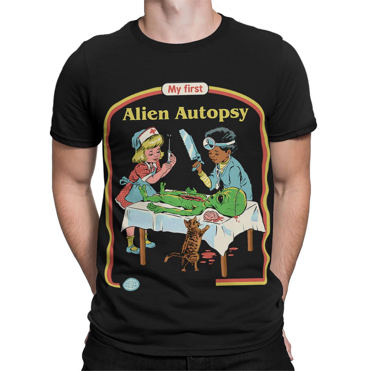 My First Alien Autopsy 80s Sci Fi T Shirt for Alien Fans #SR#T433 4XL