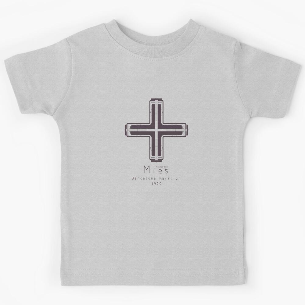 ICONIC ARCHITECTS-MIES VAN DER ROHE Kids T-Shirt 150