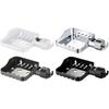 Space Saving Soap Tray Clip ABS Bathroom & Kitchen Soap Dish ABS Soap Dish Clip On Adjustable Soap Tray Simple Install