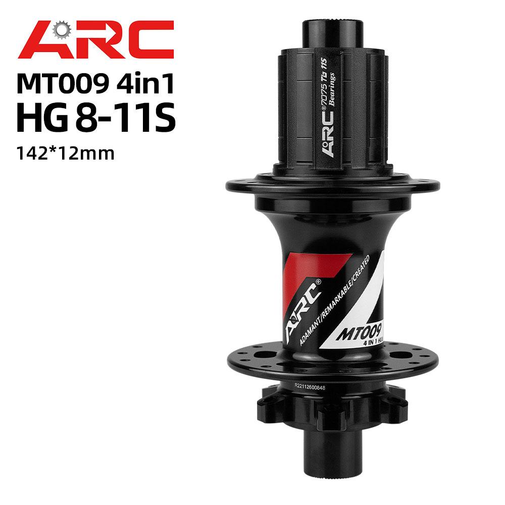 ARC MT009 Front Rear Bicycle Hubs 32 Holes MTB Mountain Bike NBK Sealed Bearing Hub 6 Pawls 114 Clicks Noise HG XD MS 8-12-Speed
