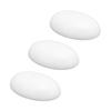 20PCS Natural Egg Shaped Oval Cabochons 18x13mm Jewelry Craft Bead Making Supplies for Christmas Birthdays Gifts Black