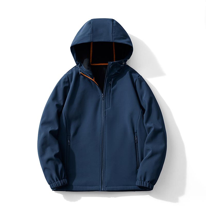 Autumn Men Hooded Winter Waterproof Tactical Military Fleece Jacket Sport Hiking Windbreaker Thermal Jacket