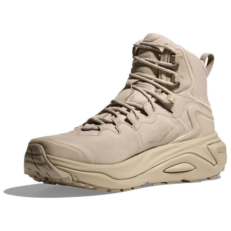 HOKA One One Kaha 3 Mid Gore Tex Raw Linen Oat Milk Sneakers 1162530-RWL