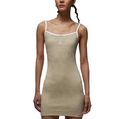 Fashionable Simple Stylish Solid Color Cami Dress Women Dresses Rattan-Yellow HJ0063-206