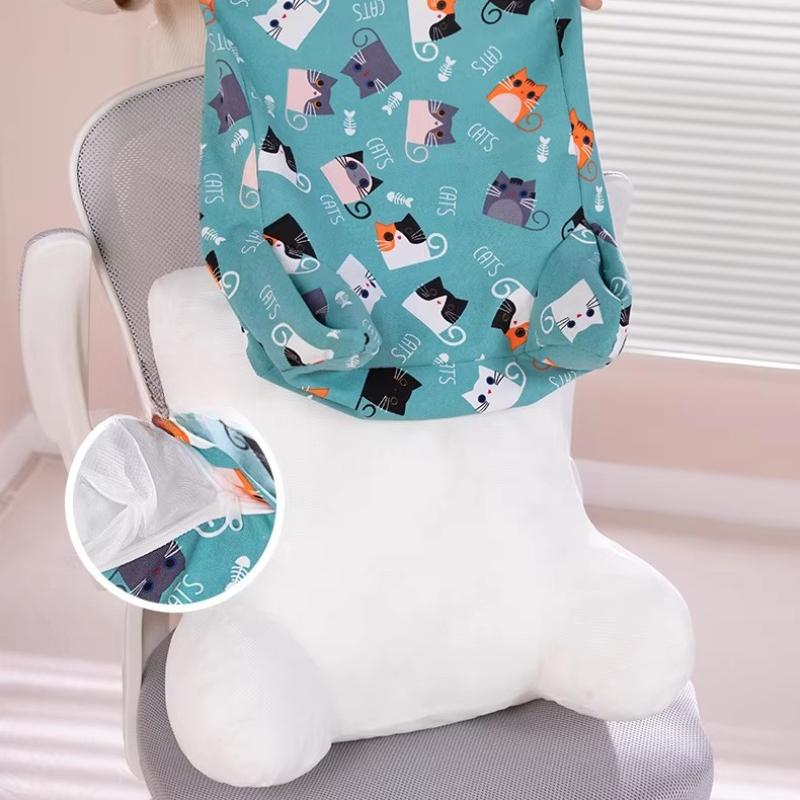 Nap Pillow Lumbar Support Cushion Reading Pillow Workstation Seat Cushion Independent Inner Core Double-layer Zipper Easy To Disassemble and Wash