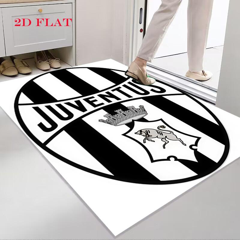 Tappeto Rug Juve per Soggiorno Camera da Letto Casa Decorazione Divano, Tappetino Antiscivolo per Giochi Bambini