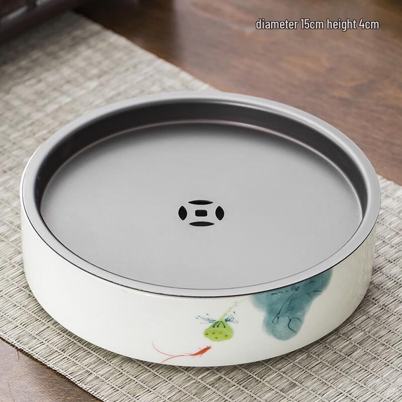 Shangqi Hand-painted Ceramic Teapot Tray