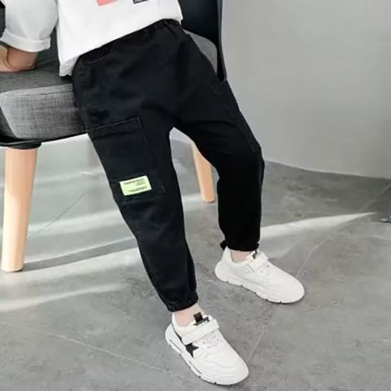 Baby Kids Summer Pants Boy Loose Harem Pants Cotton and Linen