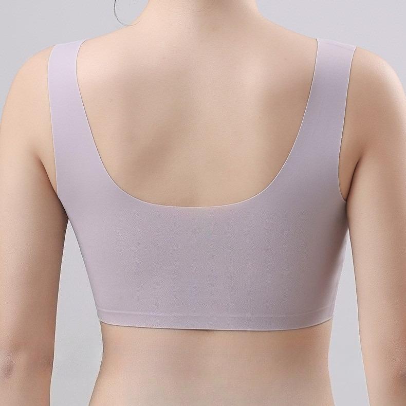 Hot-selling Women's Shockproof Wire-free Comfortable Seamless Support Bra with Beautiful Back