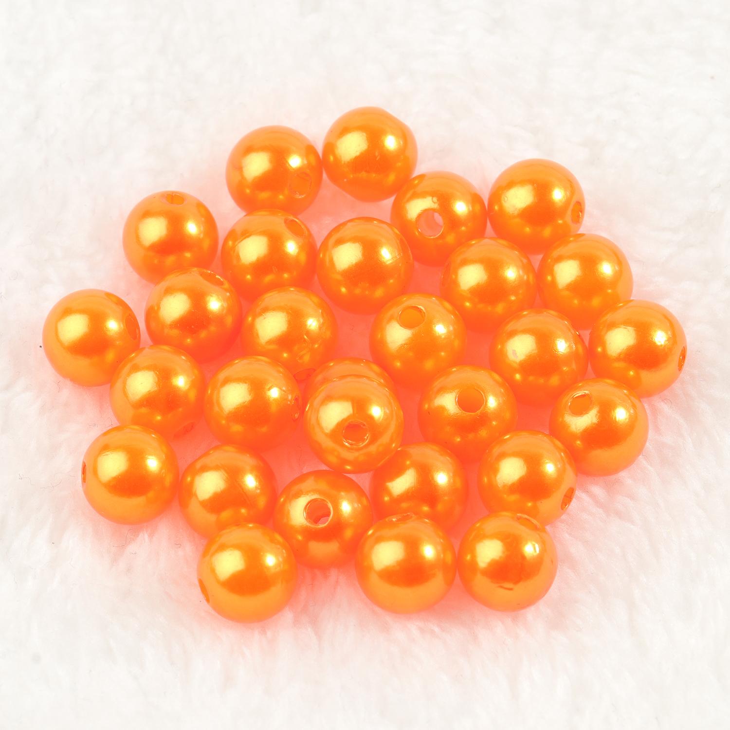 

4 мм, 6 мм, 8 мм, 10 мм, несколько цветов, круглые акриловые бусины, искусственный жемчуг, свободные бусины-разделители для изготовления ювелирных изделий, ручная работа, сделай сам, ремесло 10mm(100pcs)