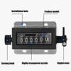 5/6 Digit Resettable Hand Pull Strokes Clickers Counter Manual Counter Industrial Punch Counting Device 0-99999/0-999999