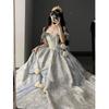Lolita Evening Dress High Sense Banquet Performance Sleeveless Suspender High Waist Princess Dresses