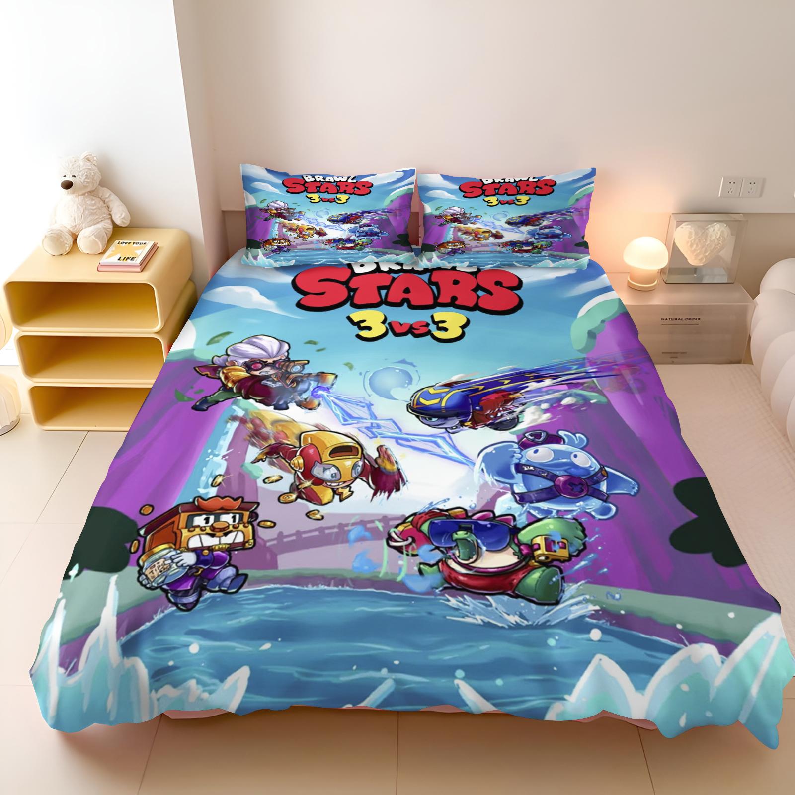

Comforter Cartoon Anime Game Duvet Cute Printed Polyester Comforter Bedding Twin Size Children Gift Various Sizes Comforter (quilt)-EU Single(135*200cm)3pcs