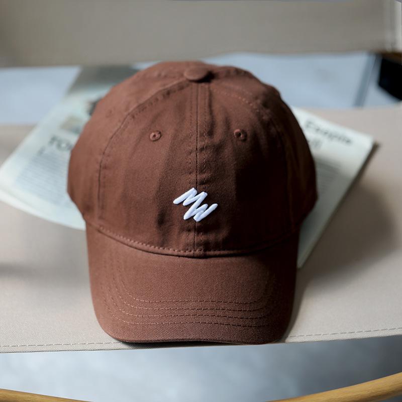 

White Raspberry Color Wide Essential Baseball Hat Men s and Women s American Street Trendy Sunshade Baseball Hood Brown High Top Hat Adjustable