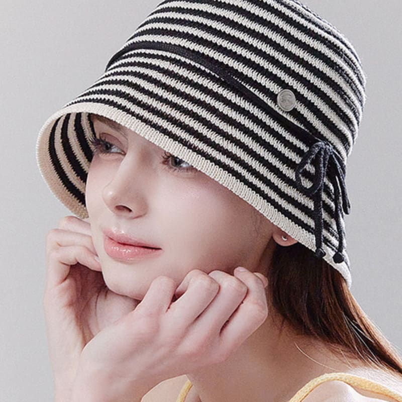 

Шарми Ирен черная полоса-ведро black