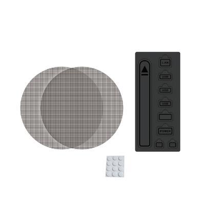 Strong ABS Dust Proof Cover Breathable Mesh Dust Protector Protective Silicone Dust Plugs & ABS Cover for P5 Consoles