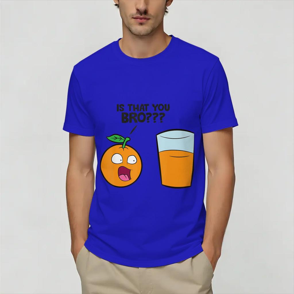 Funny Annoying Oranges Cotton T Shirt For Unisexs Summer Y2K Basic T Shirts Crewneck Novelty Tee Shirt Oversize Pattern Clothes