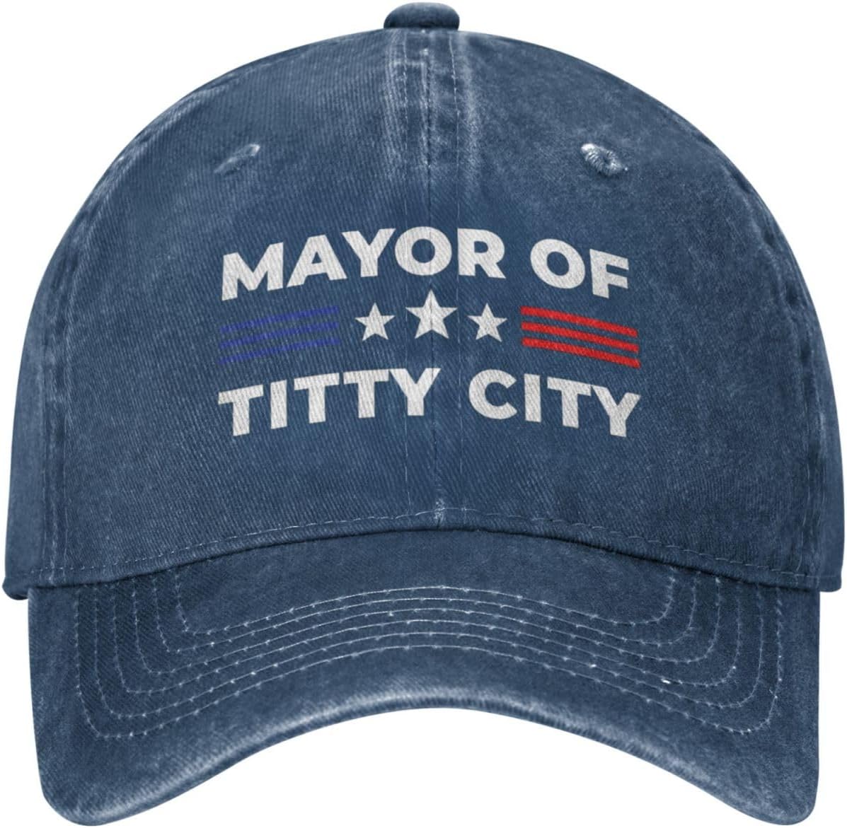 

Funny Hat Mayor of Titty City Hat Women Baseball Hat Trendy Cap Adjustable