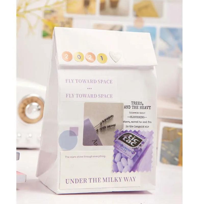 30pcs/pack 90patterns/pack Ins Material Stickers Book Scrapbooking Junk Journal Creative Stationery DIY Deco Stickers