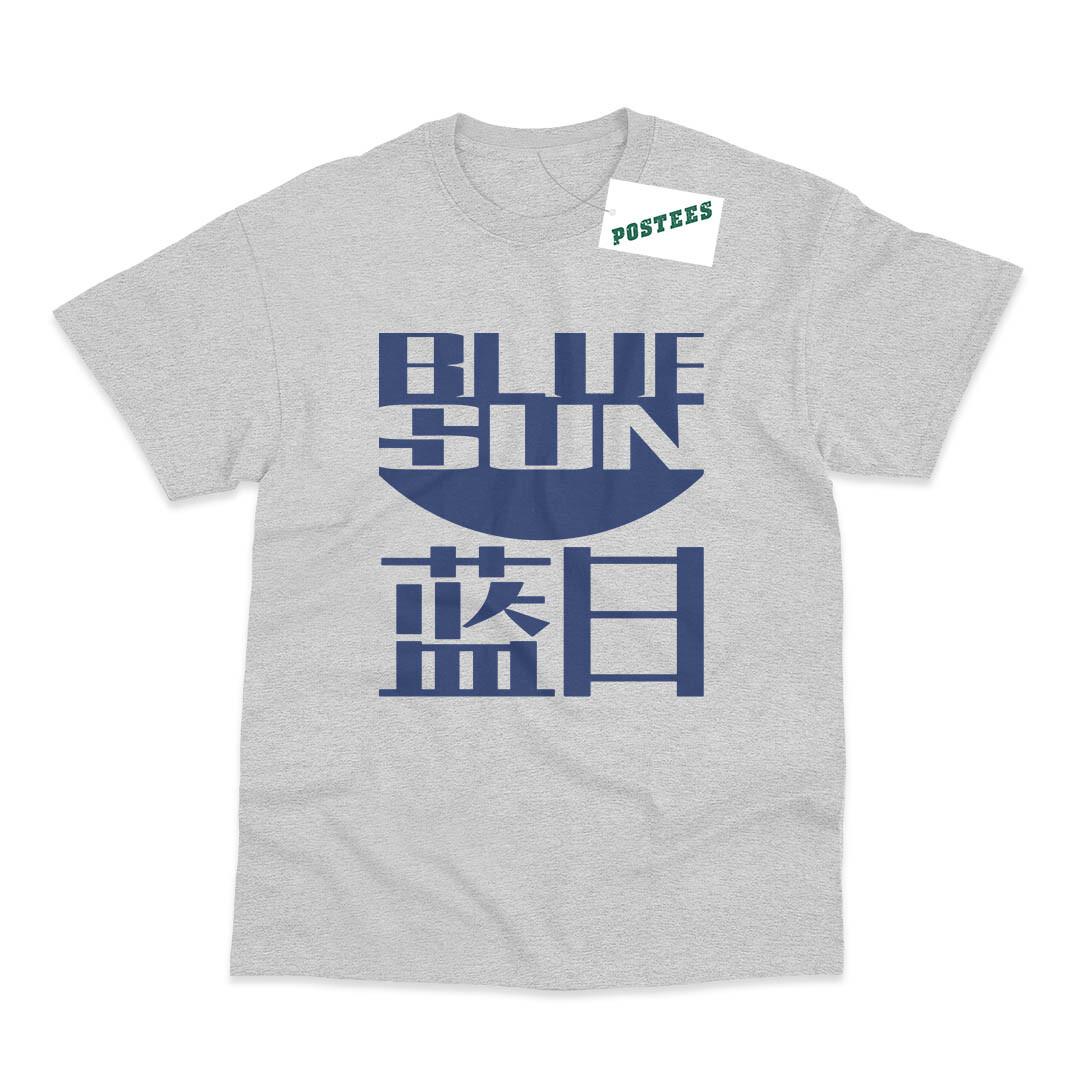 Blue Sun Inspired by Jayne Cobb Firefly Serenity Printed T-shirt L