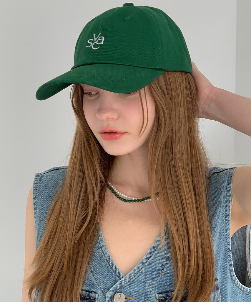 Baseukala Vasc Logo Stitch Embroidered Ball Cap Dark Green