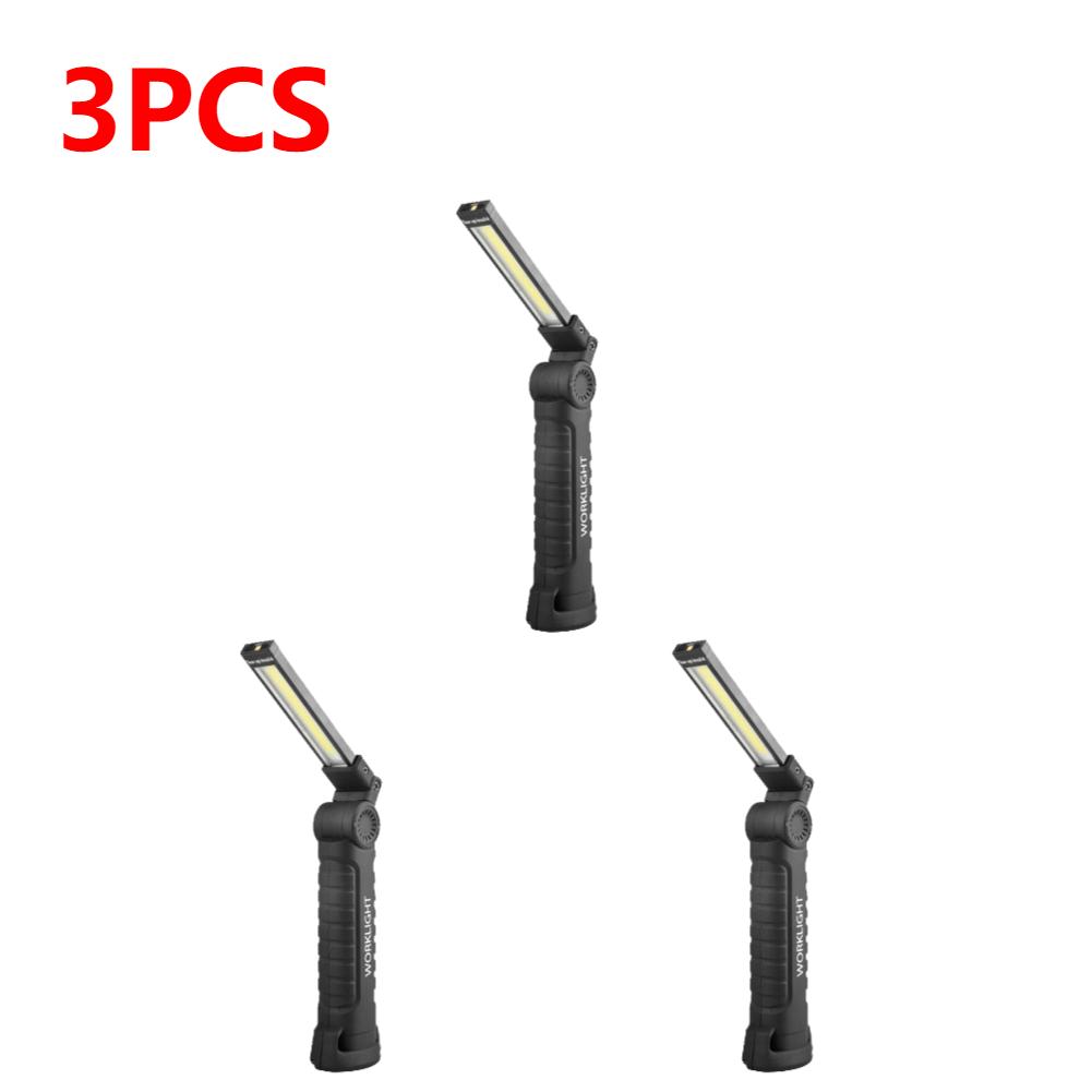 Multifunctional Folding Work Light Portable Rechargeable Flashlight Hook Magnetic Camping Light Outdoor Car Repair Emergency