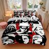 Naruto Characters Collage Print 3Pcs Bedding Setduvet Cover With 2 Bedropillowcase Home Birthday Gift
