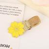 Metal Spring Pen Clips Bookmark Pen Loop Holder Portable Flower Pen Holder  Stationery Supplies
