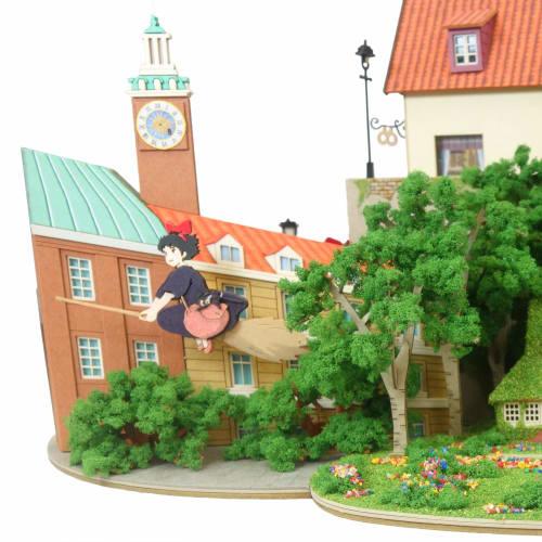 Sankei Studio Ghibli Series Kiki's Delivery Service Diorama Paper Craft MP07-37