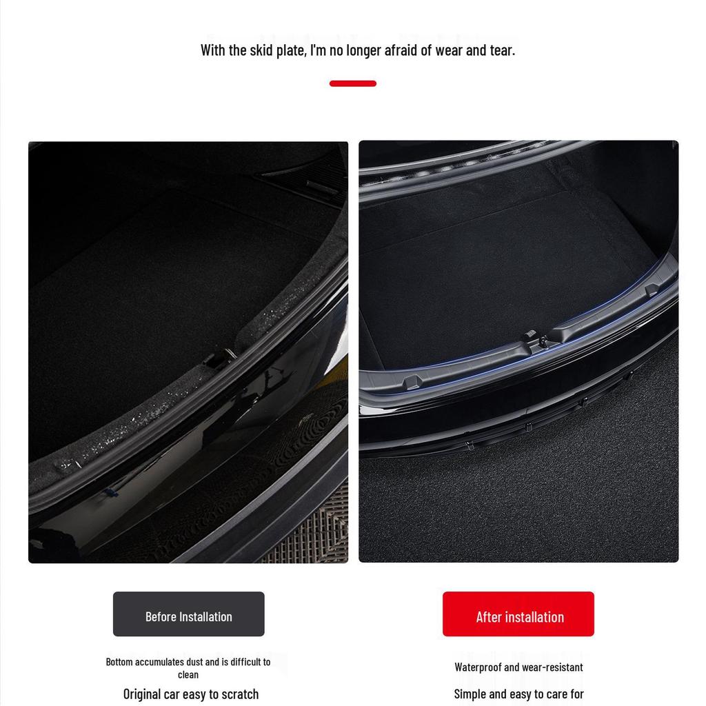 Tesla Model 3/Y Trunk Sill Protector Guard - Anti-Scratch Accessory