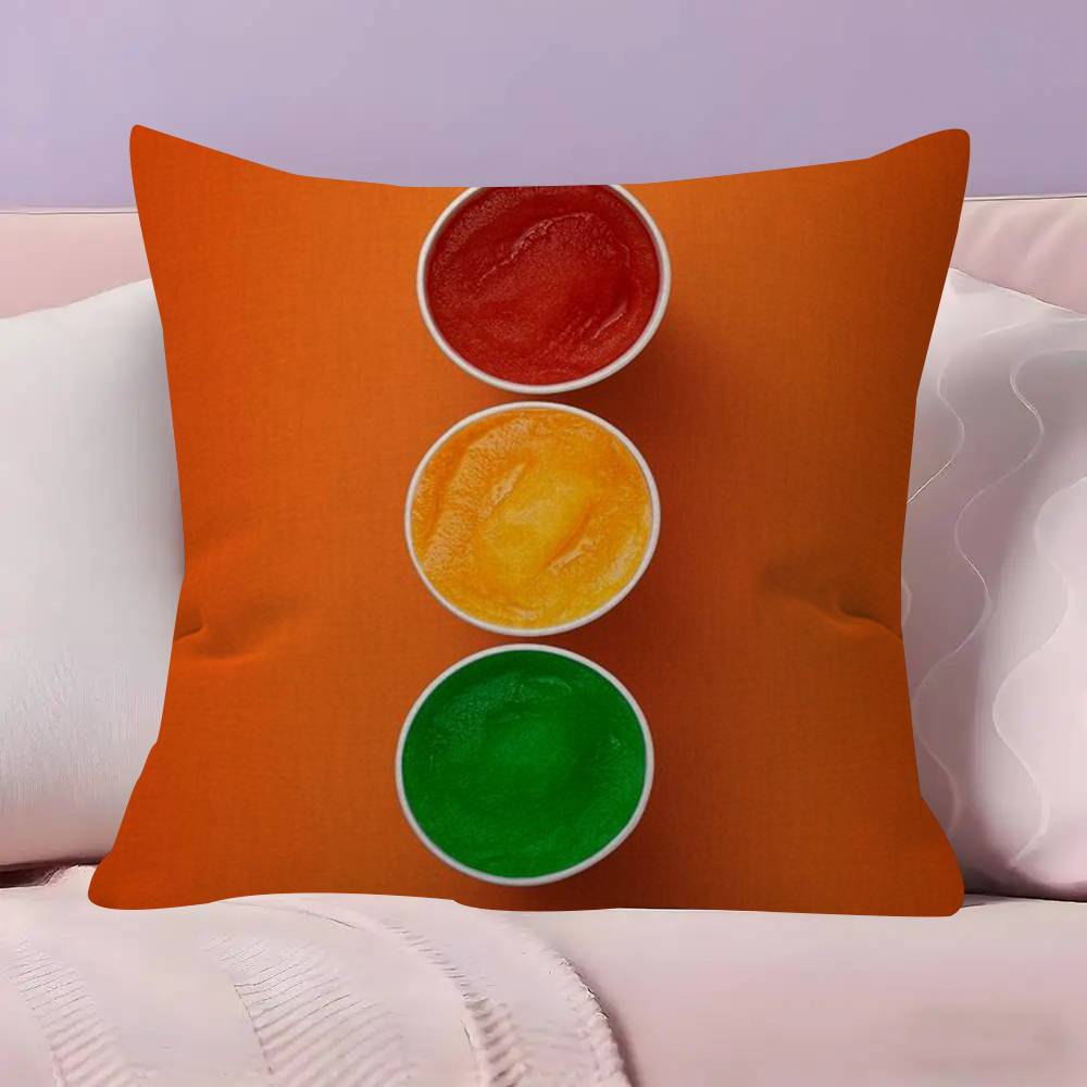 Pillow Gift Home Office Decoration Bedroom Sofa Car Cushion Cover case 45x45 LOGO 7EELEVENS