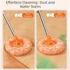 Freely Retractable Sunflower Mop Long Extended Handle Dust Mop Floor Scrubber  Ceiling Cleaning