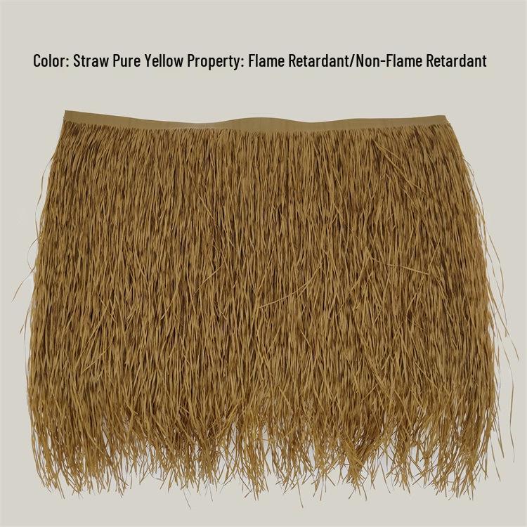 Flame-Retardant Synthetic Thatch for Indoor/Outdoor Decor & Scenic Areas