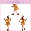 Halloween Lion King Cosplay Costume For Kids With Polyester Fabric For Childrens Stage Performance