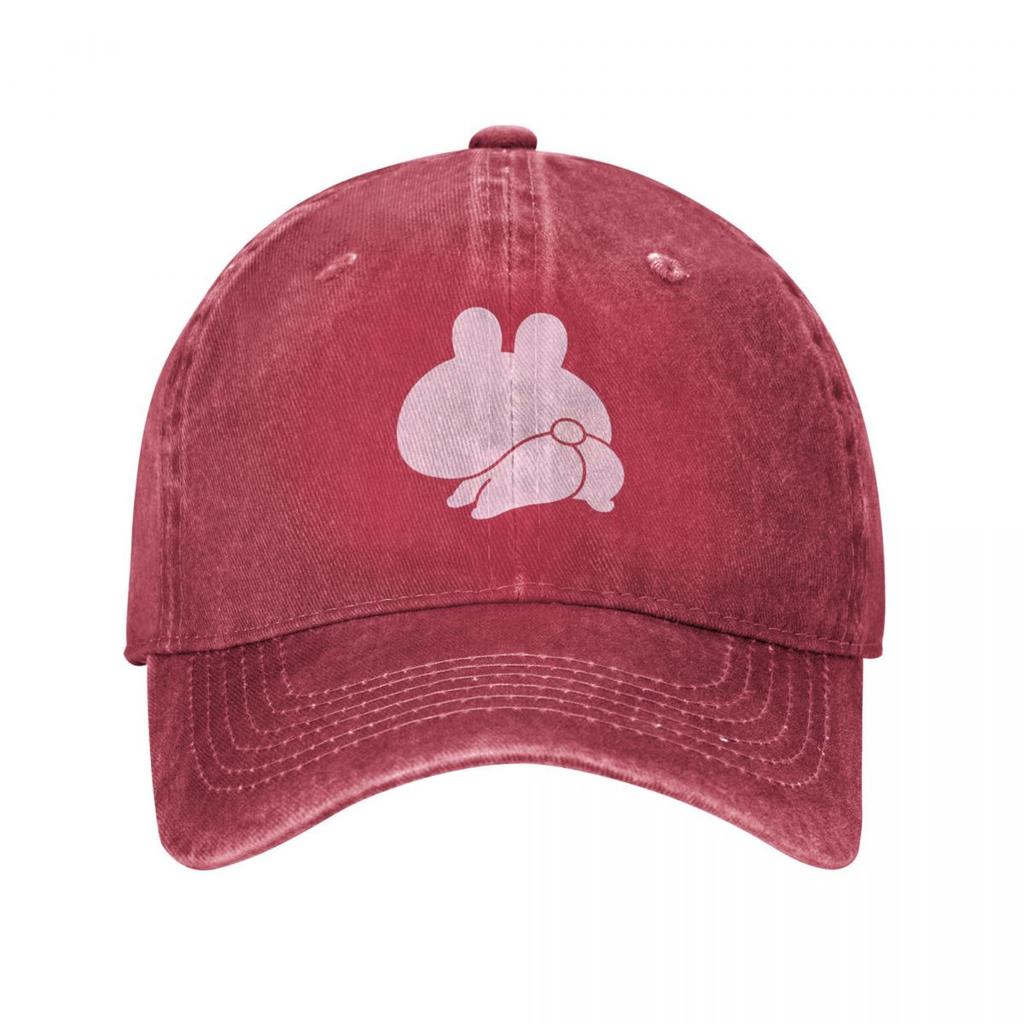 Vintage Butt Appeal Asamimichaan Baseball Caps Distressed Denim Washed Snapback Cap Cute Asamimi Unstructured Soft Caps Hat