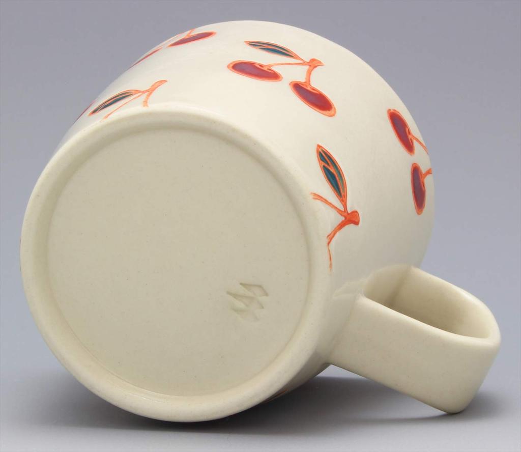 Hasami Ware Kikusho Kiln Fruit Mug, Cherry