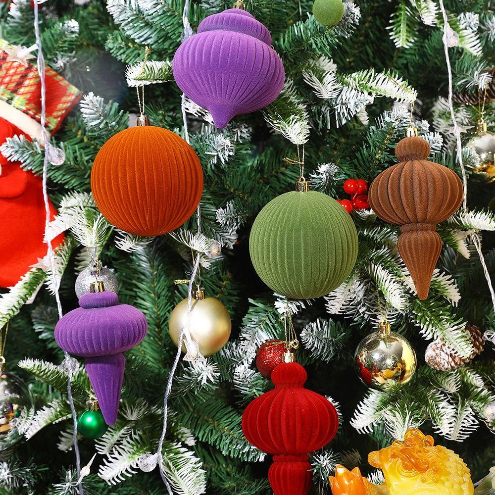 4pcs Delicate Christmas Ball Pendant Creative Xmas Tree Hanging Ornament  New Year