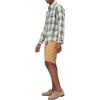 Uniqlo Plaid Long Sleeve Shirt Men Shirts Light-Beige 453053-30