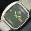 USED VINTAGE ORIENT CRYSTAL AUTOMATIC JAPAN MENS ORIGINAL DIAL WATCH A702259-5 R123-a702259